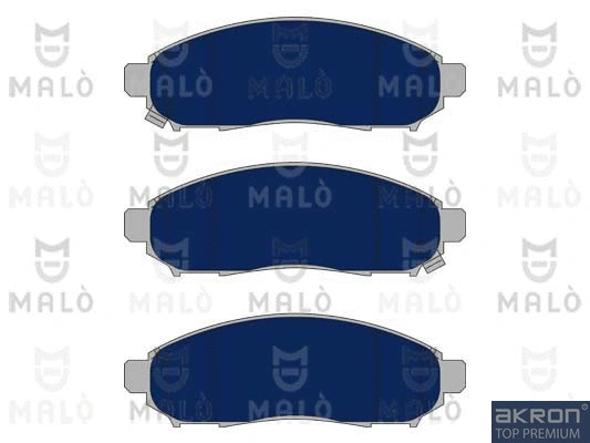 1050902 AKRON-MALÒ Комплект тормозных колодок, дисковый тормоз (фото 1)