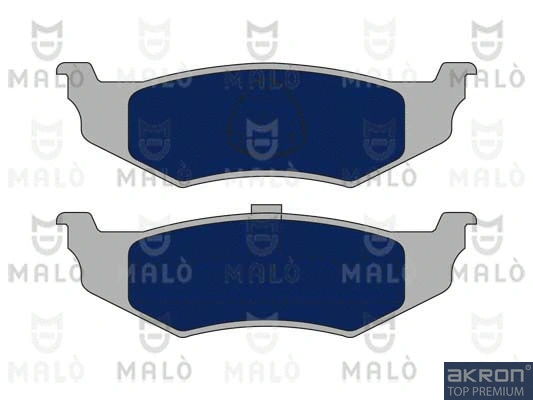 1051070 AKRON-MALÒ Комплект тормозных колодок, дисковый тормоз (фото 1)