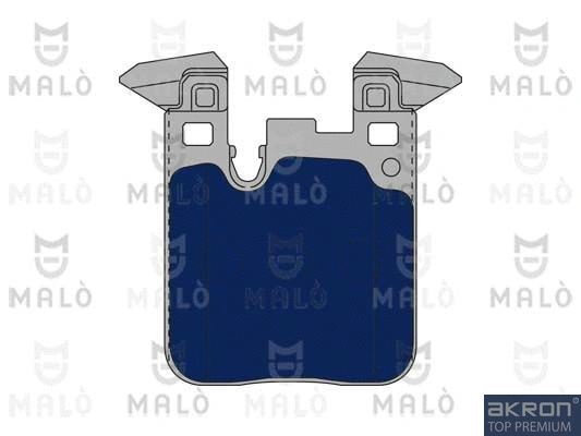 1051134 AKRON-MALÒ Комплект тормозных колодок, дисковый тормоз (фото 1)