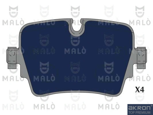 1051304 AKRON-MALÒ Комплект тормозных колодок, дисковый тормоз (фото 1)