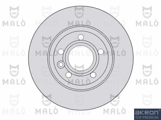 1110011 AKRON-MALÒ Тормозной диск (фото 1)