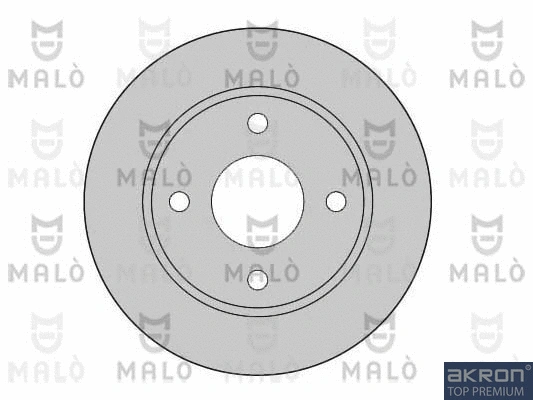 1110012 AKRON-MALÒ Тормозной диск (фото 1)