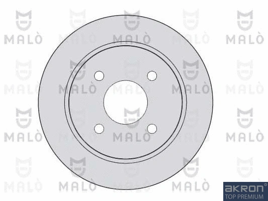 1110015 AKRON-MALÒ Тормозной диск (фото 1)
