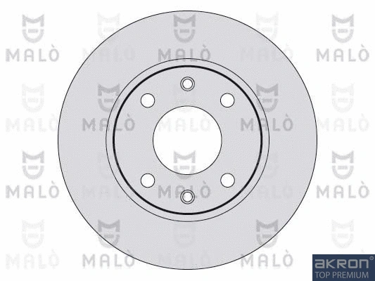 1110019 AKRON-MALÒ Тормозной диск (фото 1)