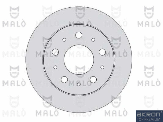 1110037 AKRON-MALÒ Тормозной диск (фото 1)
