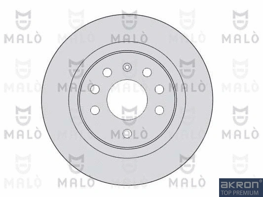 1110041 AKRON-MALÒ Тормозной диск (фото 1)