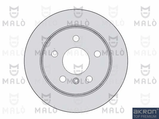 1110045 AKRON-MALÒ Тормозной диск (фото 1)