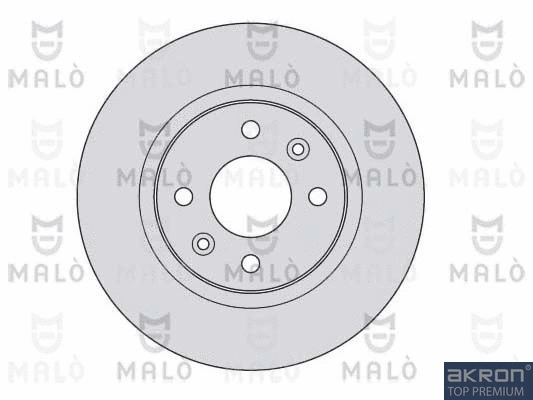 1110052 AKRON-MALÒ Тормозной диск (фото 1)