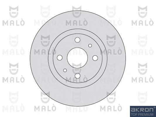 1110063 AKRON-MALÒ Тормозной диск (фото 1)