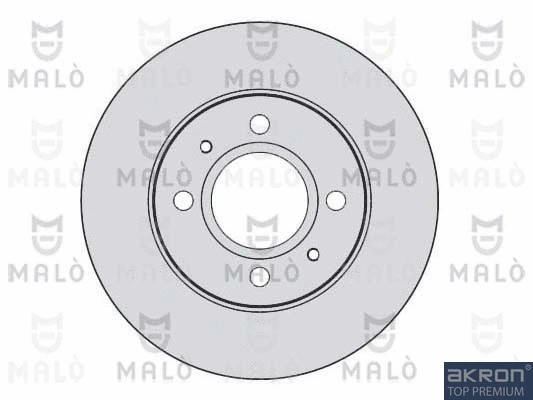 1110072 AKRON-MALÒ Тормозной диск (фото 1)