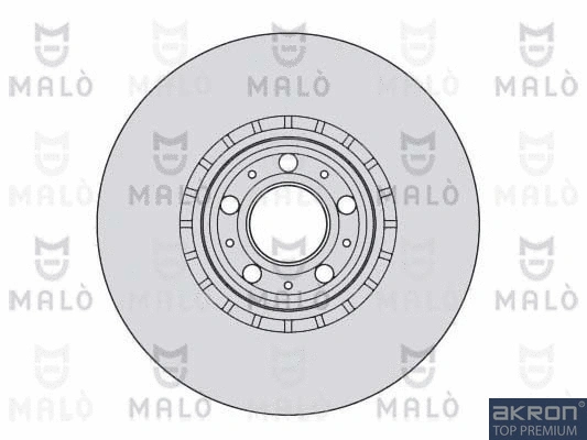 1110075 AKRON-MALÒ Тормозной диск (фото 1)