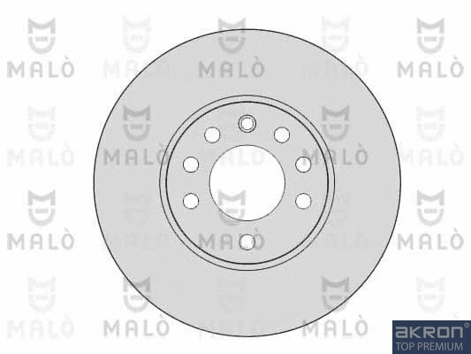 1110077 AKRON-MALÒ Тормозной диск (фото 1)