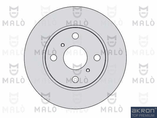 1110099 AKRON-MALÒ Тормозной диск (фото 1)