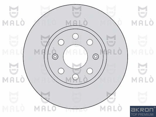 1110110 AKRON-MALÒ Тормозной диск (фото 1)