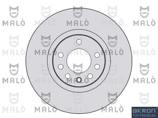 1110131 AKRON-MALÒ Тормозной диск (фото 1)
