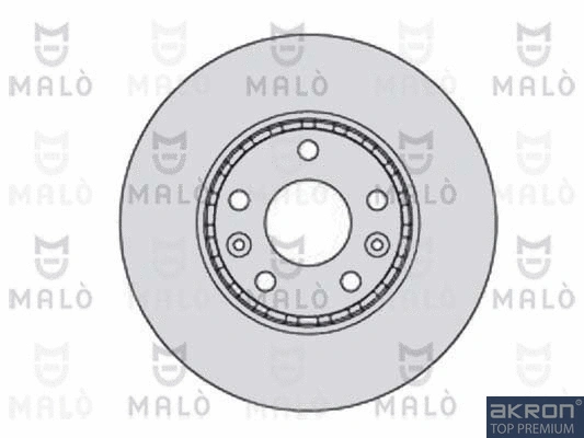 1110147 AKRON-MALÒ Тормозной диск (фото 1)