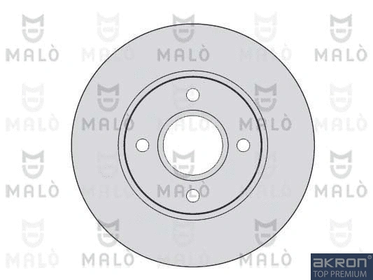 1110156 AKRON-MALÒ Тормозной диск (фото 1)