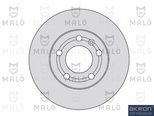 1110163 AKRON-MALÒ Тормозной диск (фото 1)