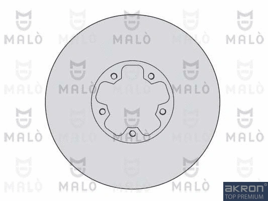 1110175 AKRON-MALÒ Тормозной диск (фото 1)