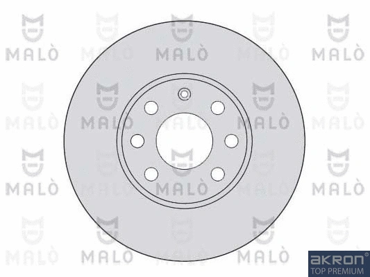 1110176 AKRON-MALÒ Тормозной диск (фото 1)