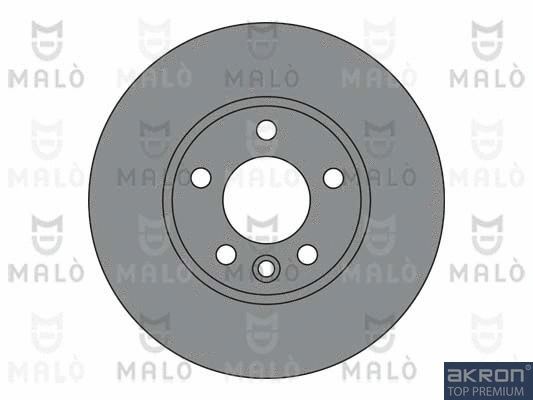 1110298 AKRON-MALÒ Тормозной диск (фото 1)