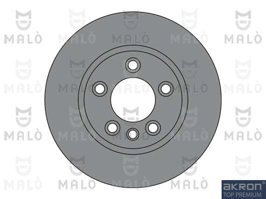 1110304 AKRON-MALÒ Тормозной диск (фото 1)