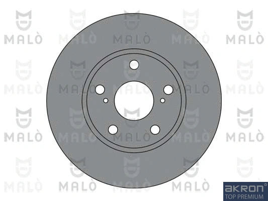 1110340 AKRON-MALÒ Тормозной диск (фото 1)