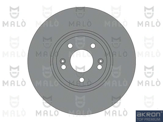 1110361 AKRON-MALÒ Тормозной диск (фото 1)