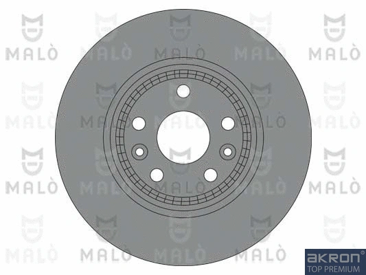 1110378 AKRON-MALÒ Тормозной диск (фото 1)