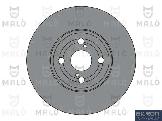 1110458 AKRON-MALÒ Тормозной диск (фото 1)