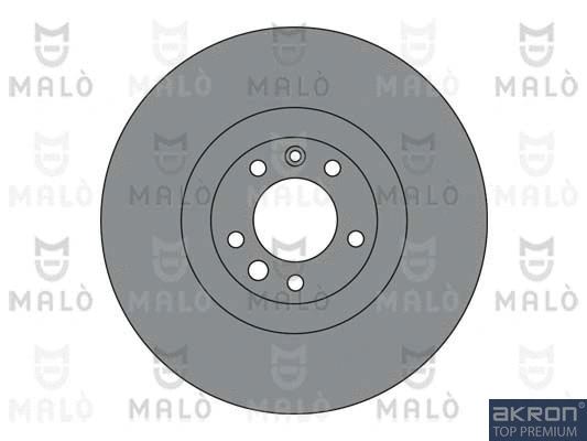 1110461 AKRON-MALÒ Тормозной диск (фото 1)
