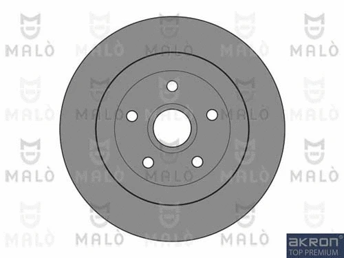 1110484 AKRON-MALÒ Тормозной диск (фото 1)