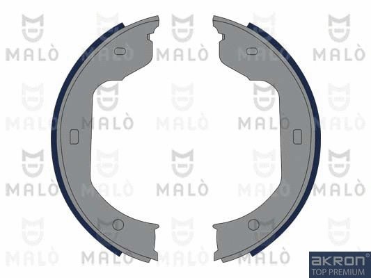 1390016 AKRON-MALÒ Комплект тормозных колодок, стояночная тормозная система (фото 1)