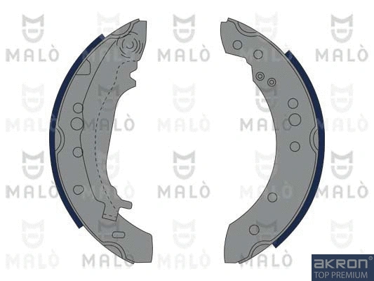 1390144 AKRON-MALÒ Комплект тормозных колодок (фото 1)