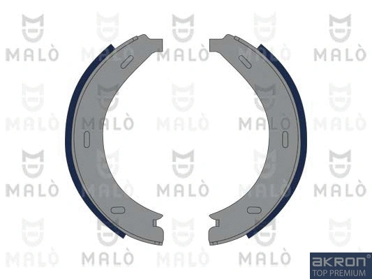 1390168 AKRON-MALÒ Комплект тормозных колодок, стояночная тормозная система (фото 1)