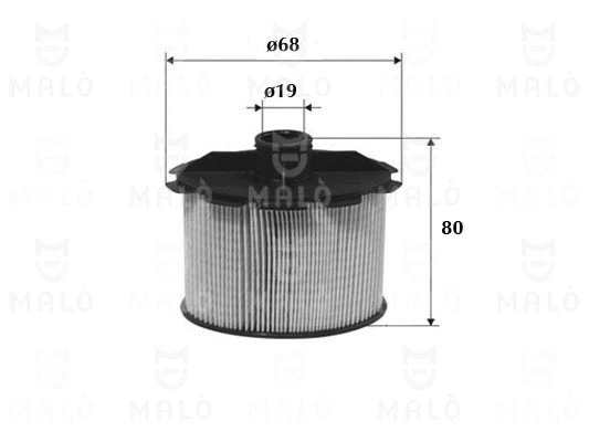 1520046 AKRON-MALÒ Топливный фильтр (фото 1)