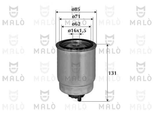 1520050 AKRON-MALÒ Топливный фильтр (фото 1)