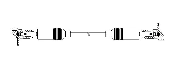 500/117 BREMI Комплект проводов зажигания (фото 1)