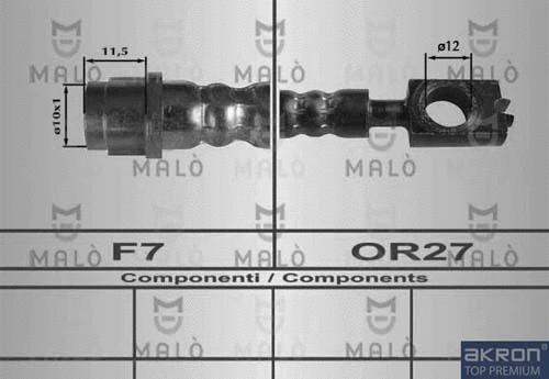 80254 AKRON-MALÒ Тормозной шланг (фото 1)