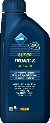 15F475 ARAL SuperTronic K 5W-30 VW 504.00/507.00 ACEA C3 API SN 1 л масло моторное (фото 1)