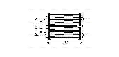 AI2299 AVA Радиатор, охлаждение двигателя (фото 2)