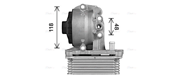 FD3623H AVA Масляный радиатор, двигательное масло (фото 2)