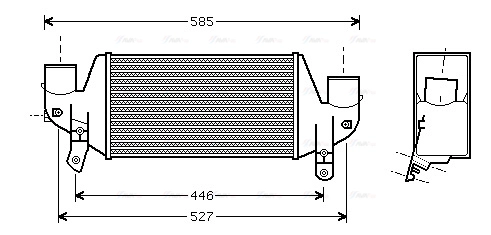 FDA4313 AVA Интеркулер (фото 2)