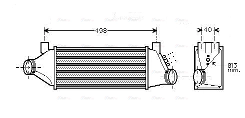 FDA4385 AVA Интеркулер (фото 2)