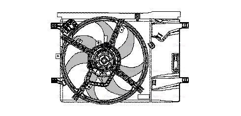 FT7533 AVA Вентилятор, охлаждение двигателя (фото 2)