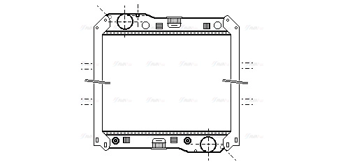 ME2200 AVA Радиатор, охлаждение двигателя (фото 2)