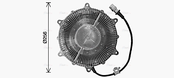 MNC131 AVA Сцепление, вентилятор радиатора (фото 2)