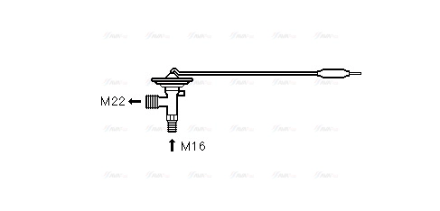 MT1235 AVA Расширительный клапан, кондиционер (фото 2)