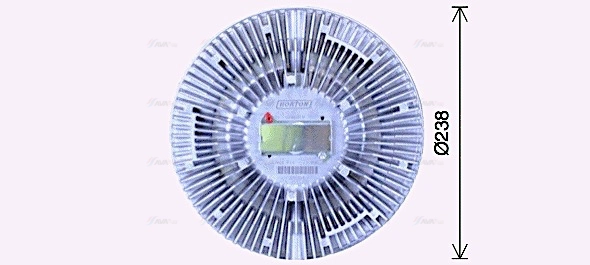 REC100 AVA Сцепление, вентилятор радиатора (фото 2)