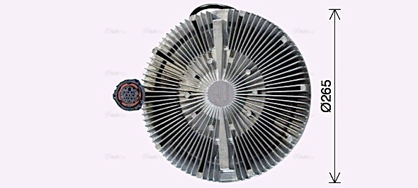 VLC108 AVA Сцепление, вентилятор радиатора (фото 2)